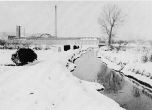 Niers zw Beller Mühle und Kochschulstrasse im Winter