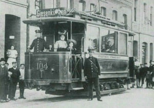 Strassenbahn Giesenkirchen 1900