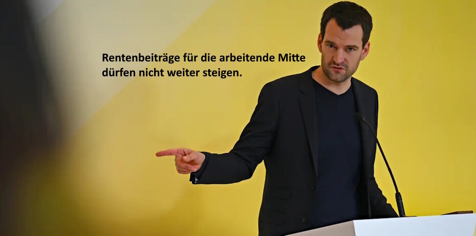 Rentenbeiträge für die arbeitende Mitte dürfen nicht weiter steigen.