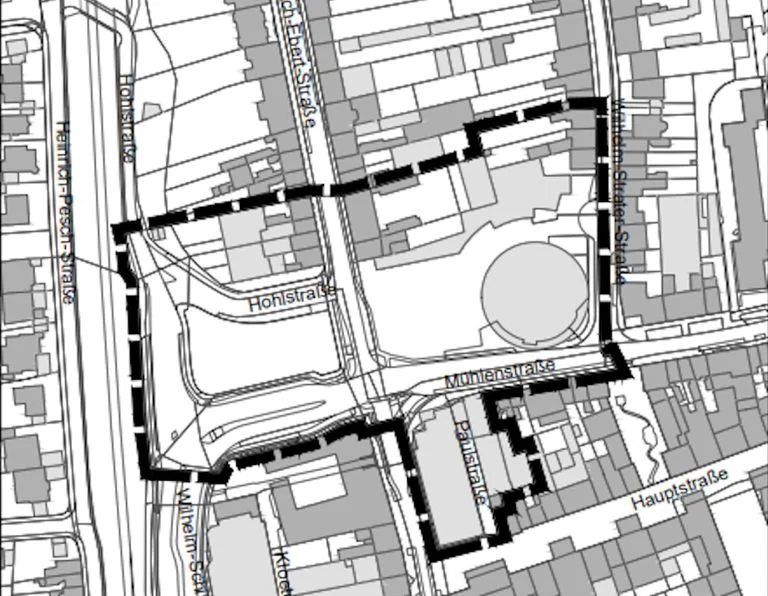 Quartier City Haus Plangebiet Ausschnitt