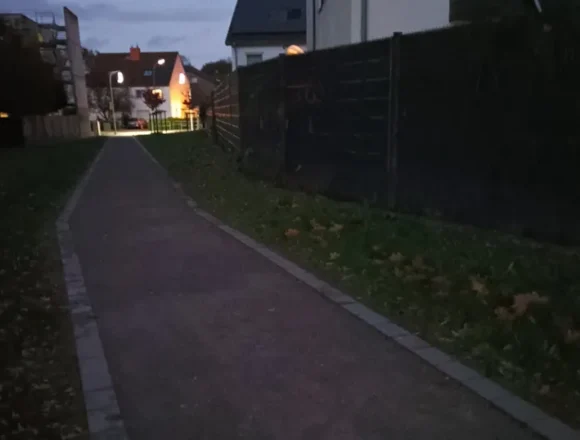 Schulweg Laterne