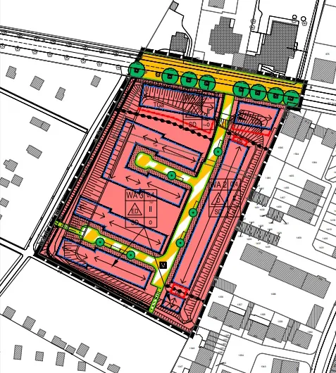 Vorentwurf Bebauung Torfbend