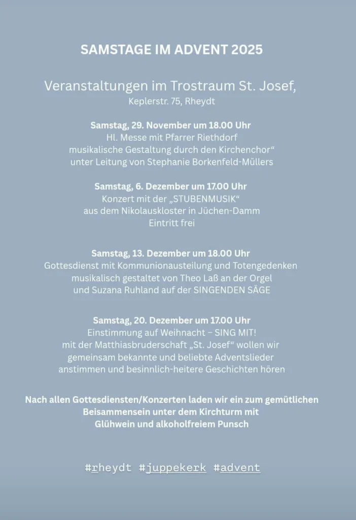 Juppe Kerk Adventprogramm