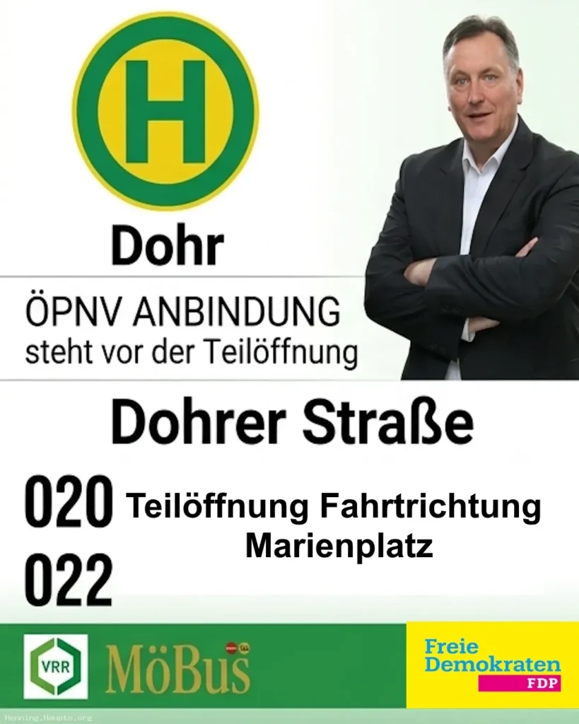 Dohrer Straße Teilöffnung