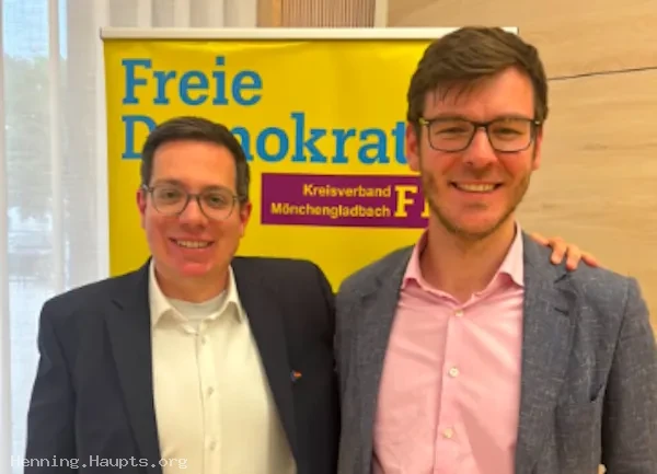 Landtagskandidaten MG Martino Bechara und Florian Kampes