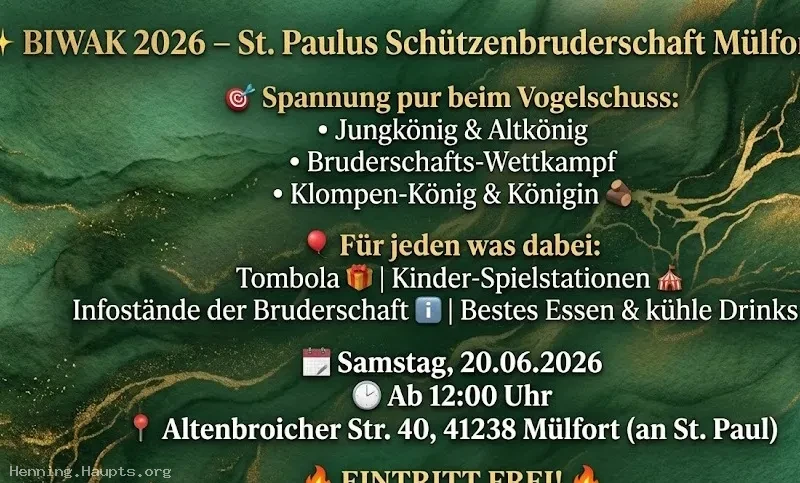 Schützenbiwak 2026