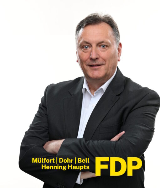 Henning Haupts FDP Banner
