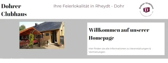 Dohrer Clubhaus - Brückenstraße - Rheydt