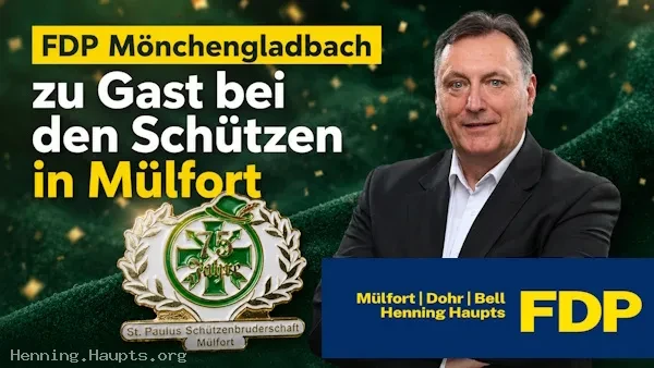 FDP Mönchengladbach zu Gast bei den Schützen St Paul Mülfort