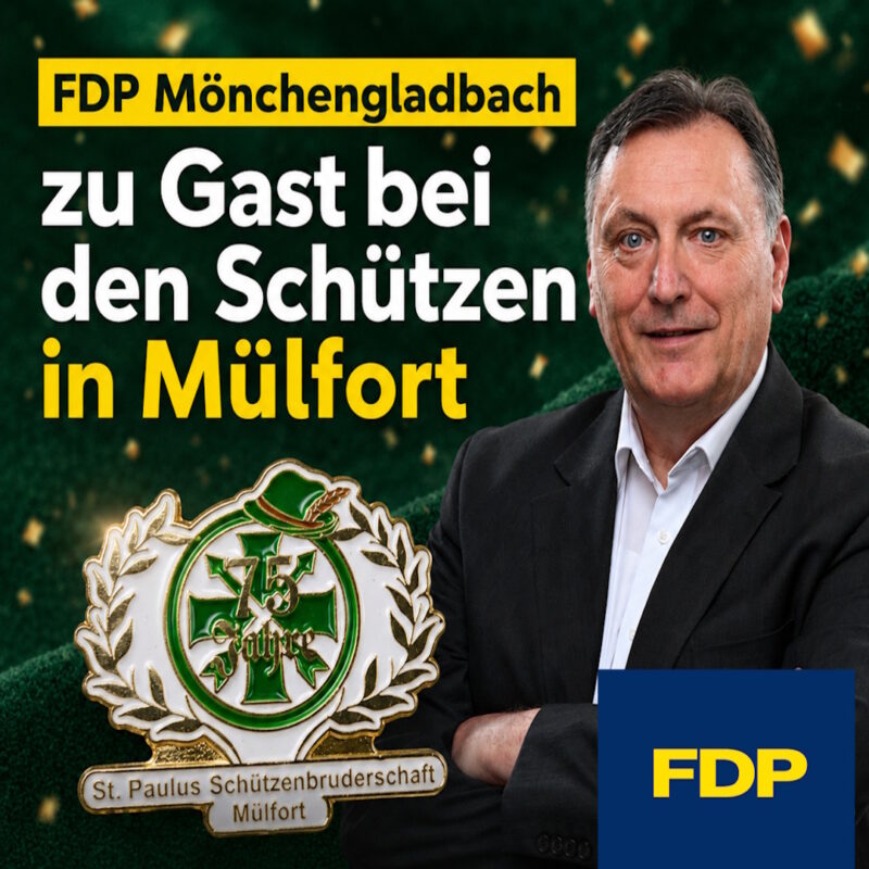 FDP zu Gast bei der Schützenbruderschaft St Paul Mülfort