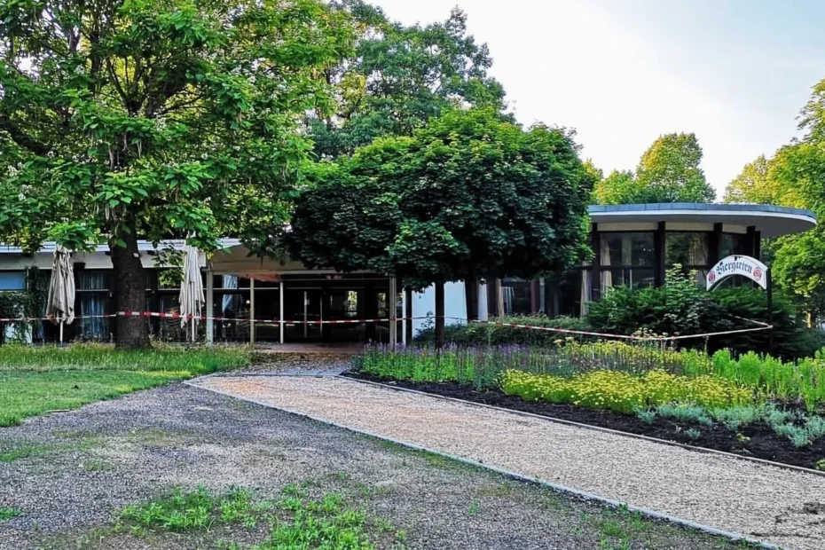 Vitrine wird zum Wirtshaus im Park